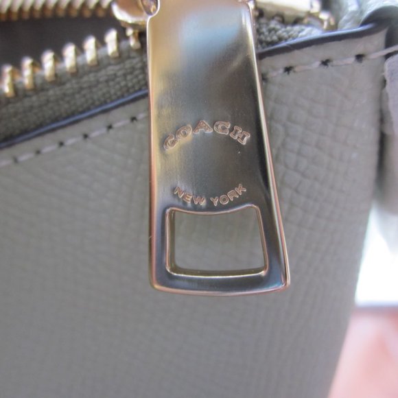 NEW LEATHER MINT GREEN COACH HANDBAG/TOTE WITH TAG - Picture 7 of 10